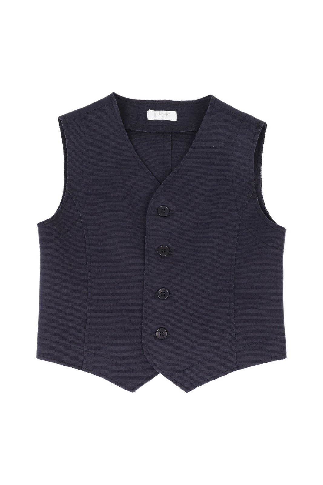 Il Gufo Buttoned V-Neck Gilet