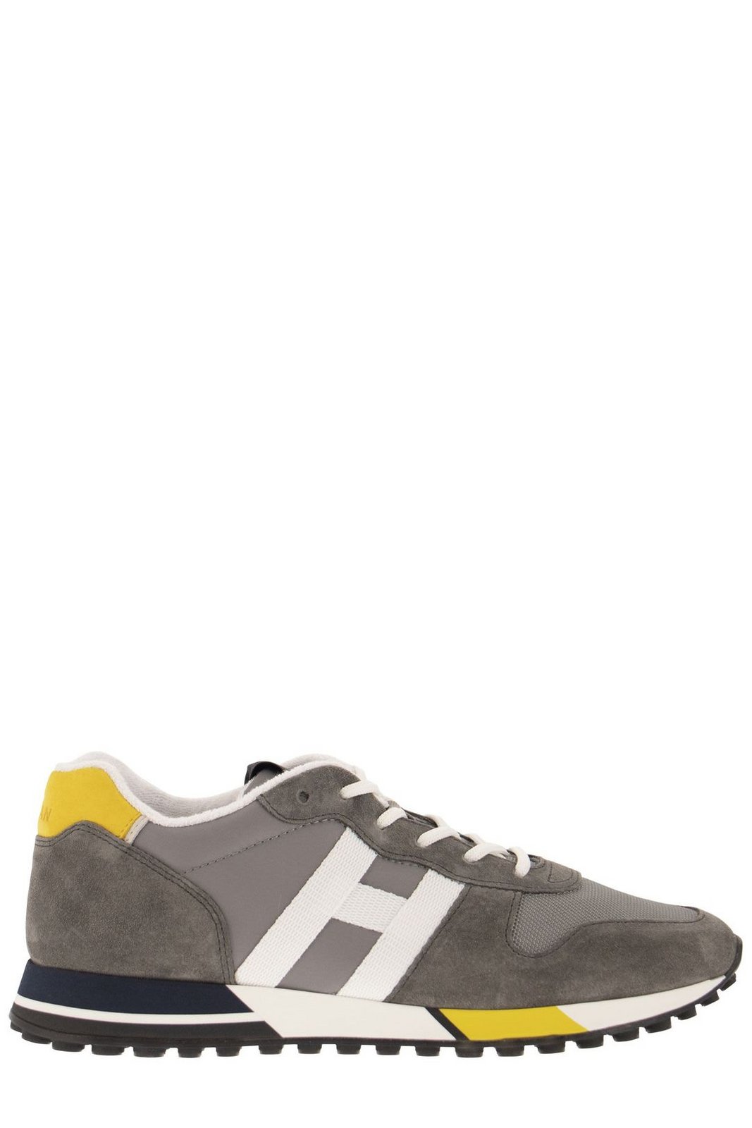 Hogan Panelled Lace-Up Sneakers