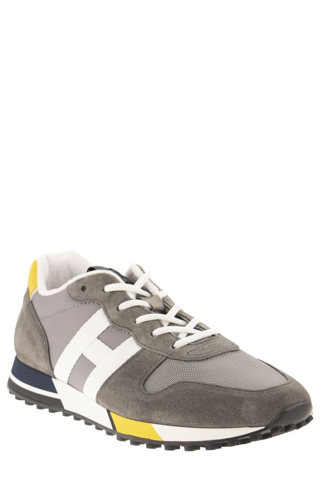 Hogan Panelled Lace-Up Sneakers
