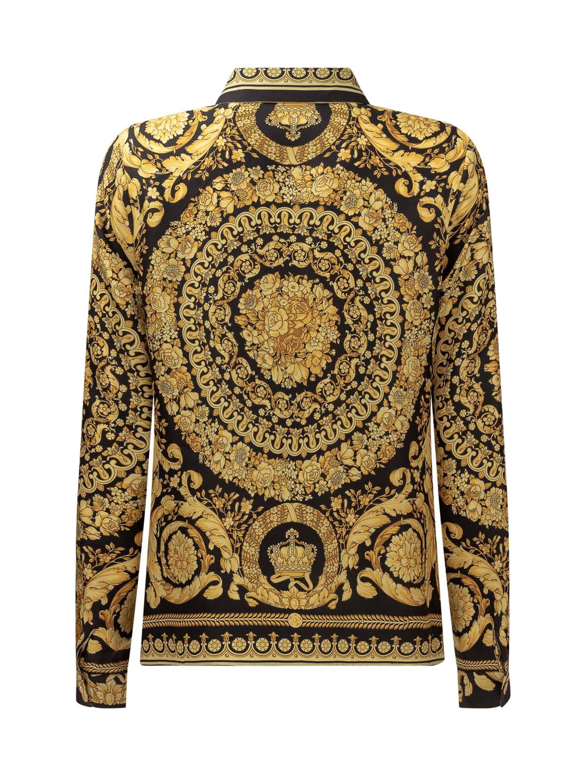 Versace Kids Barocco Printed Long-Sleeved Shirt