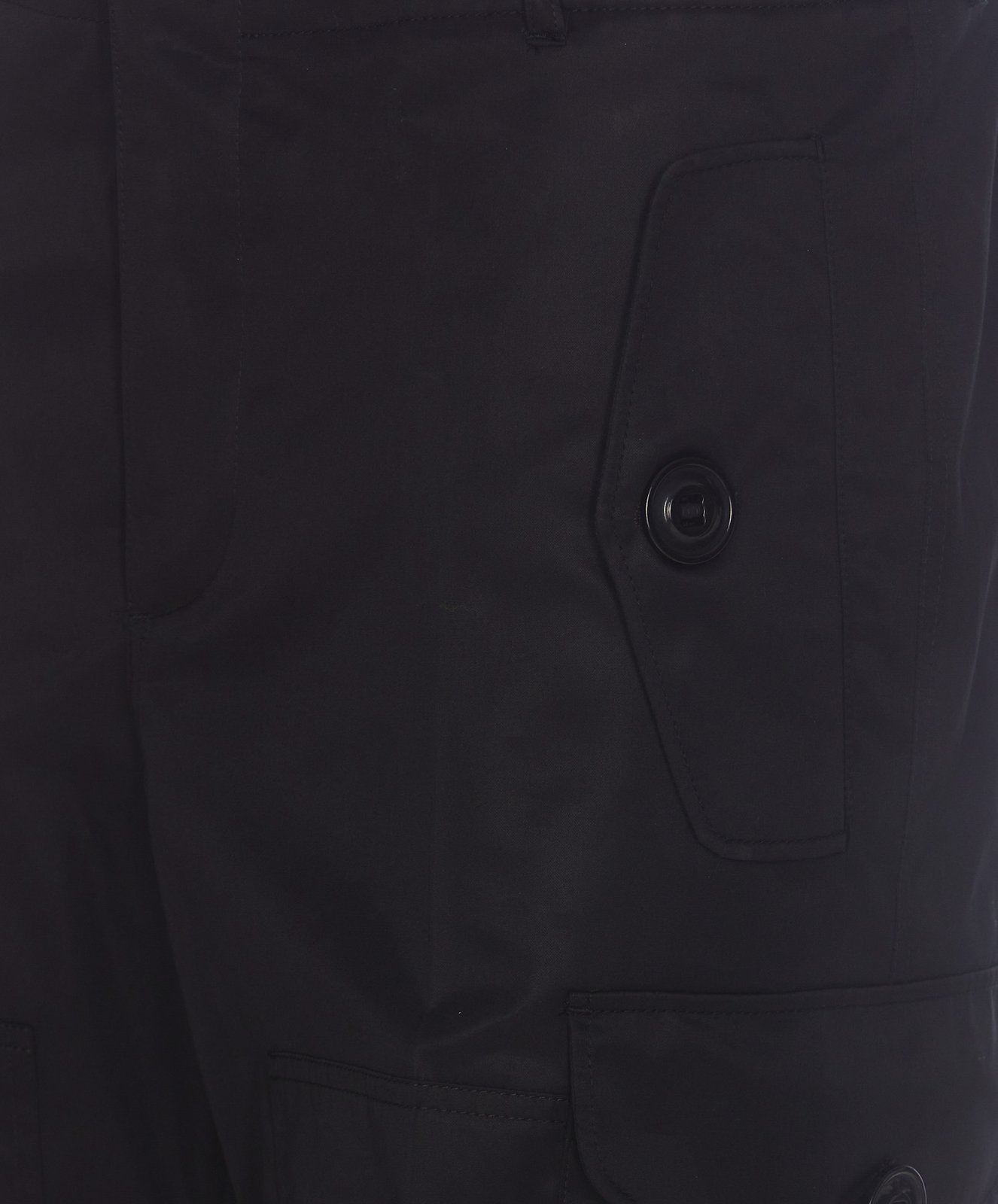 Alexander McQueen Military Wide Leg Trousers