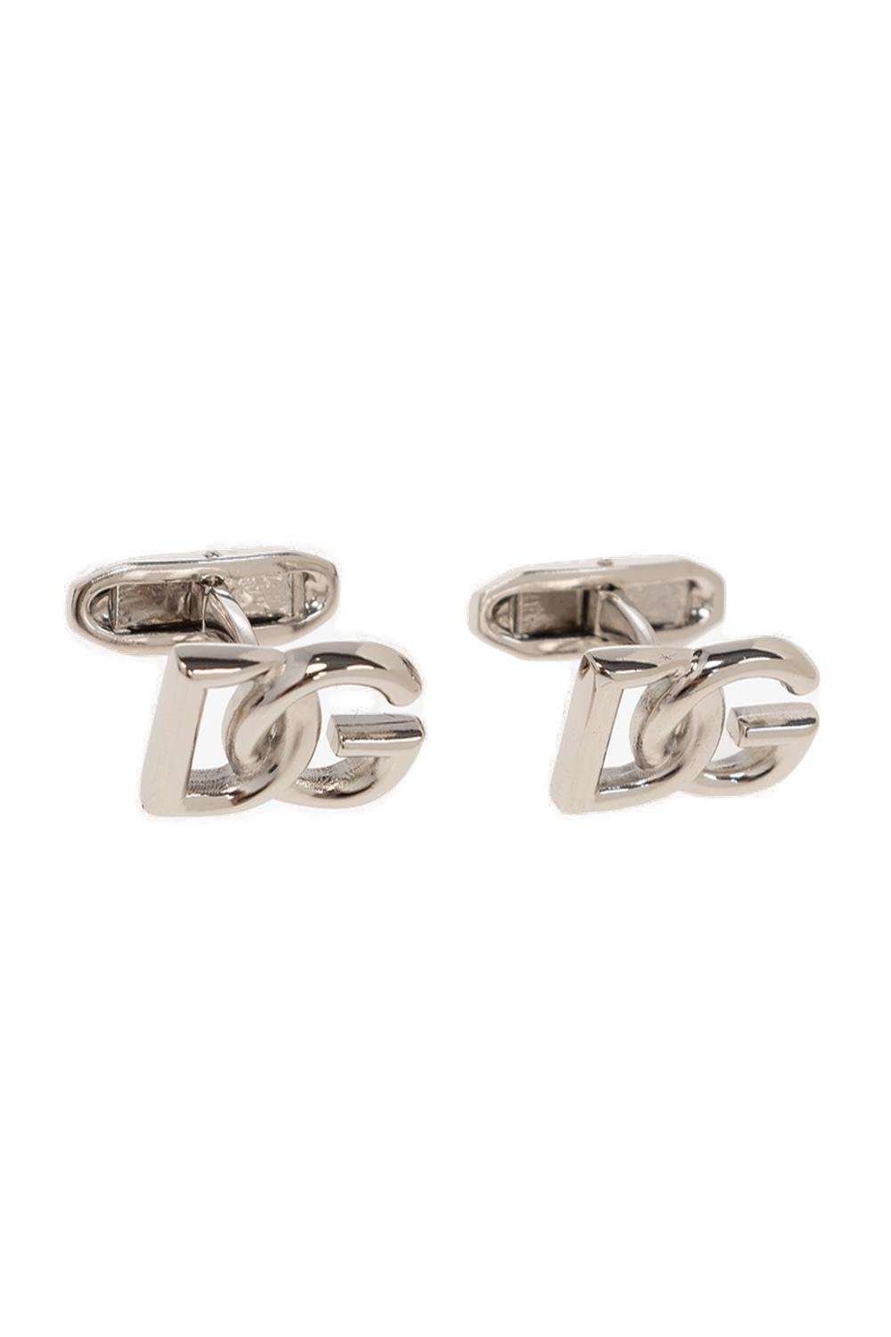 Dolce & Gabbana Logo Plaque Cufflinks