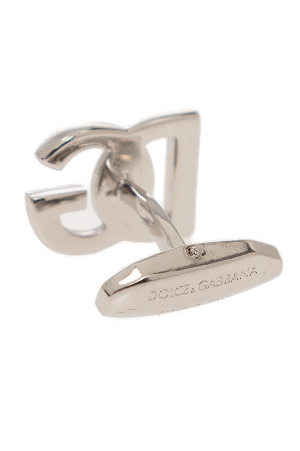 Dolce & Gabbana Logo Plaque Cufflinks