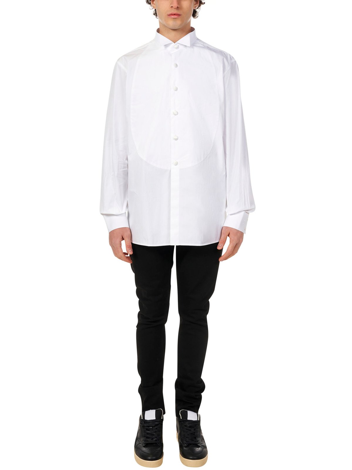 Balmain Collared Long-Sleeve Shirt