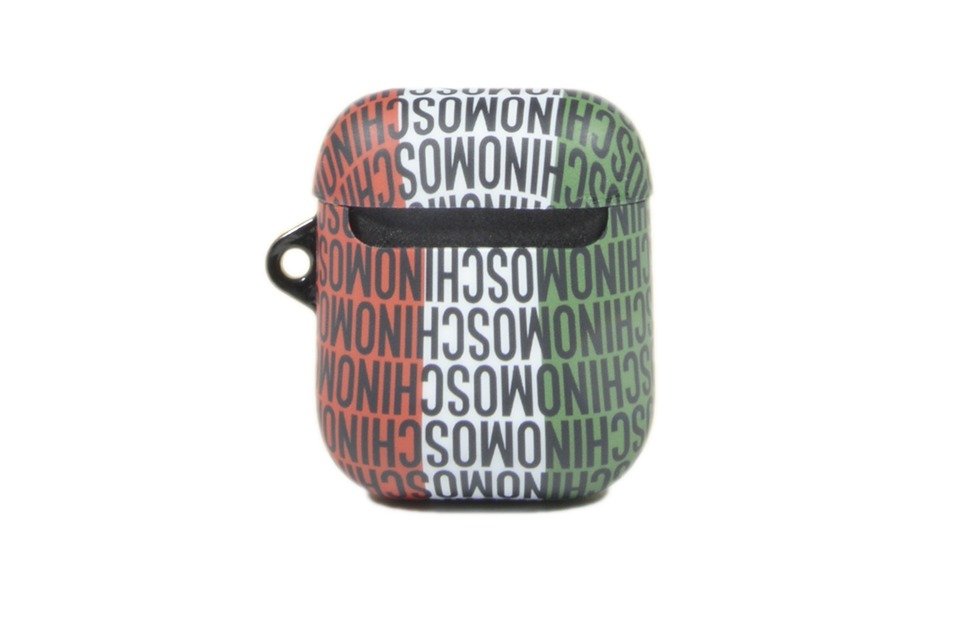 Moschino 滿版標誌印花 AirPods 保護套
