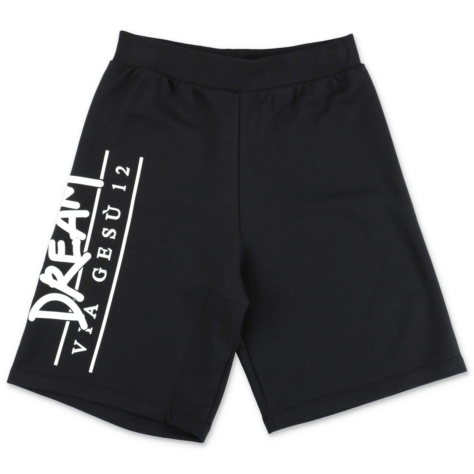 Versace Kids Logo Printed Straight Leg Track Shorts