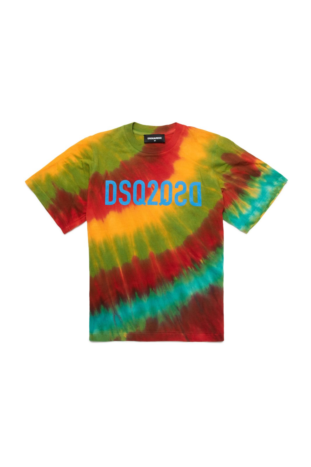 Dsquared2 Kids Tie-Dyed Crewneck T-Shirt