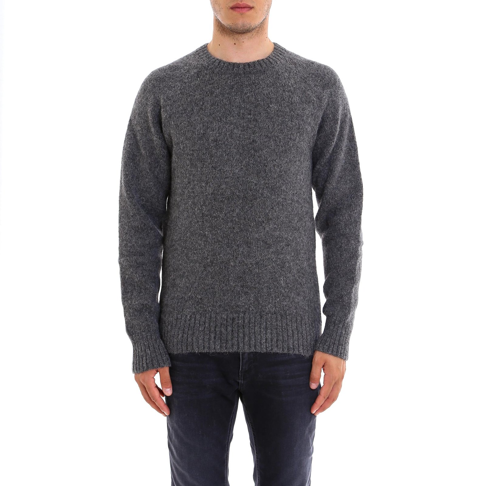 AMI 圓領針織套衫