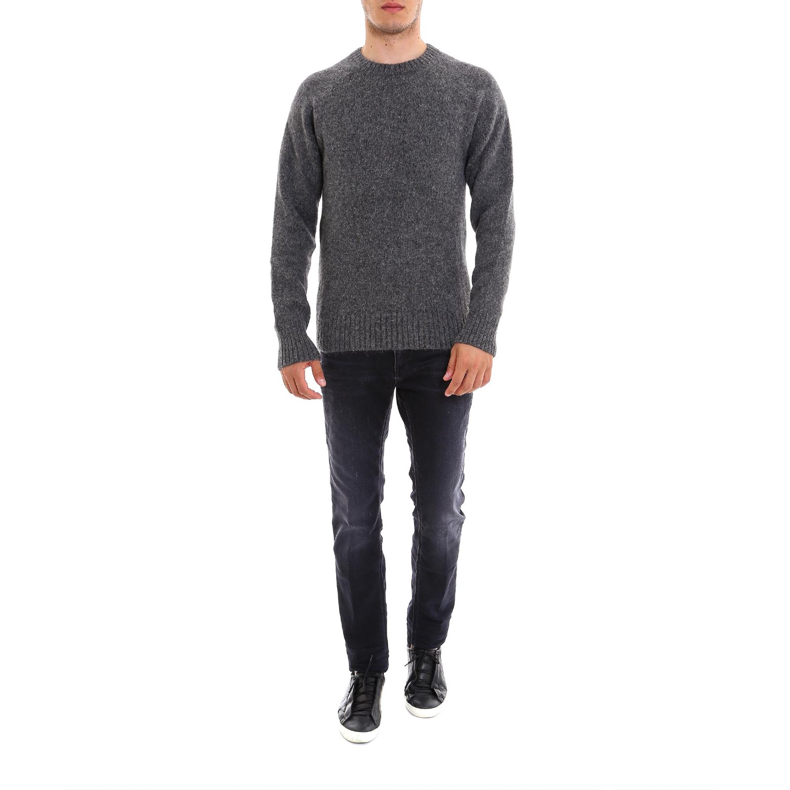 AMI 圓領針織套衫