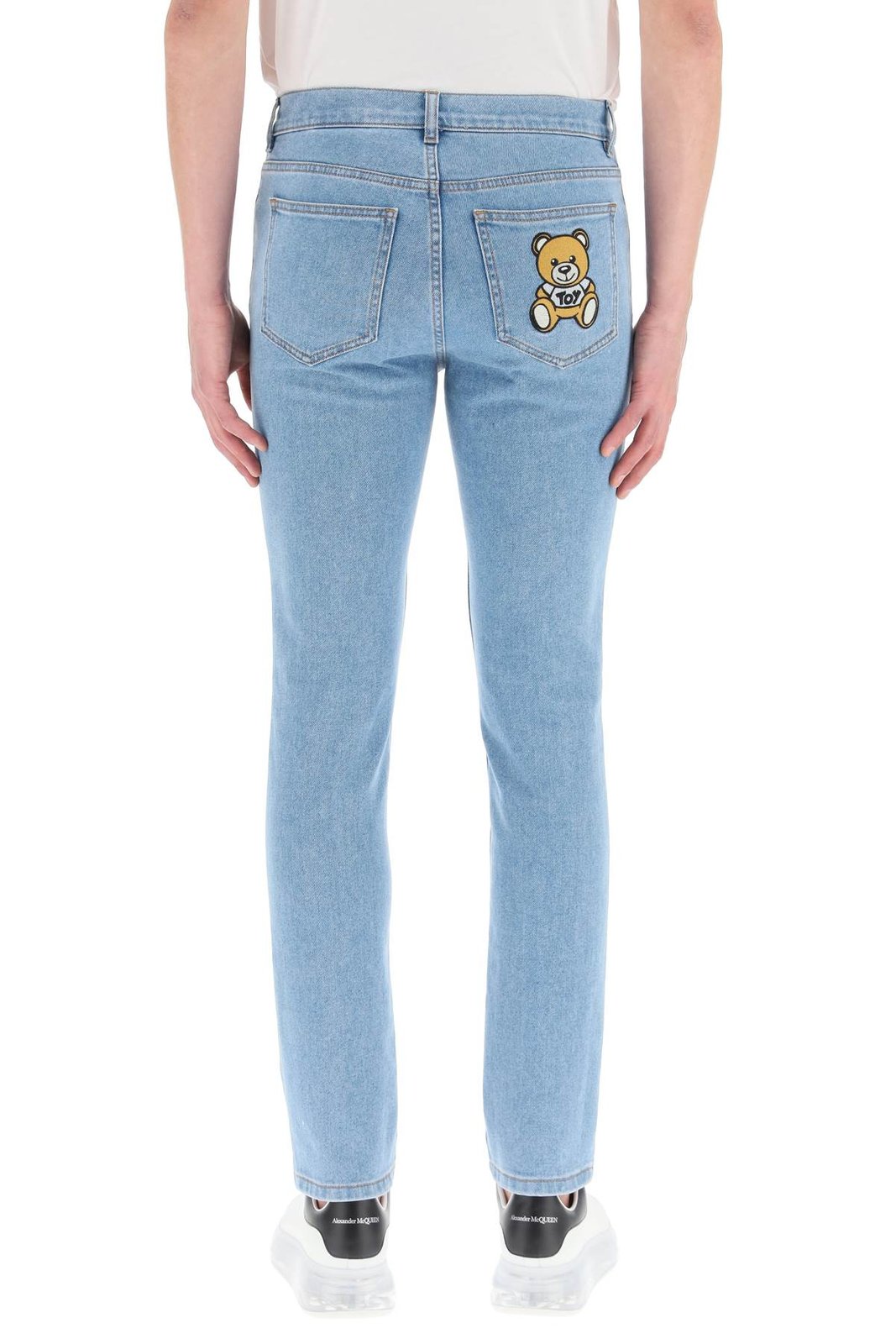 Moschino 中腰修身牛仔褲