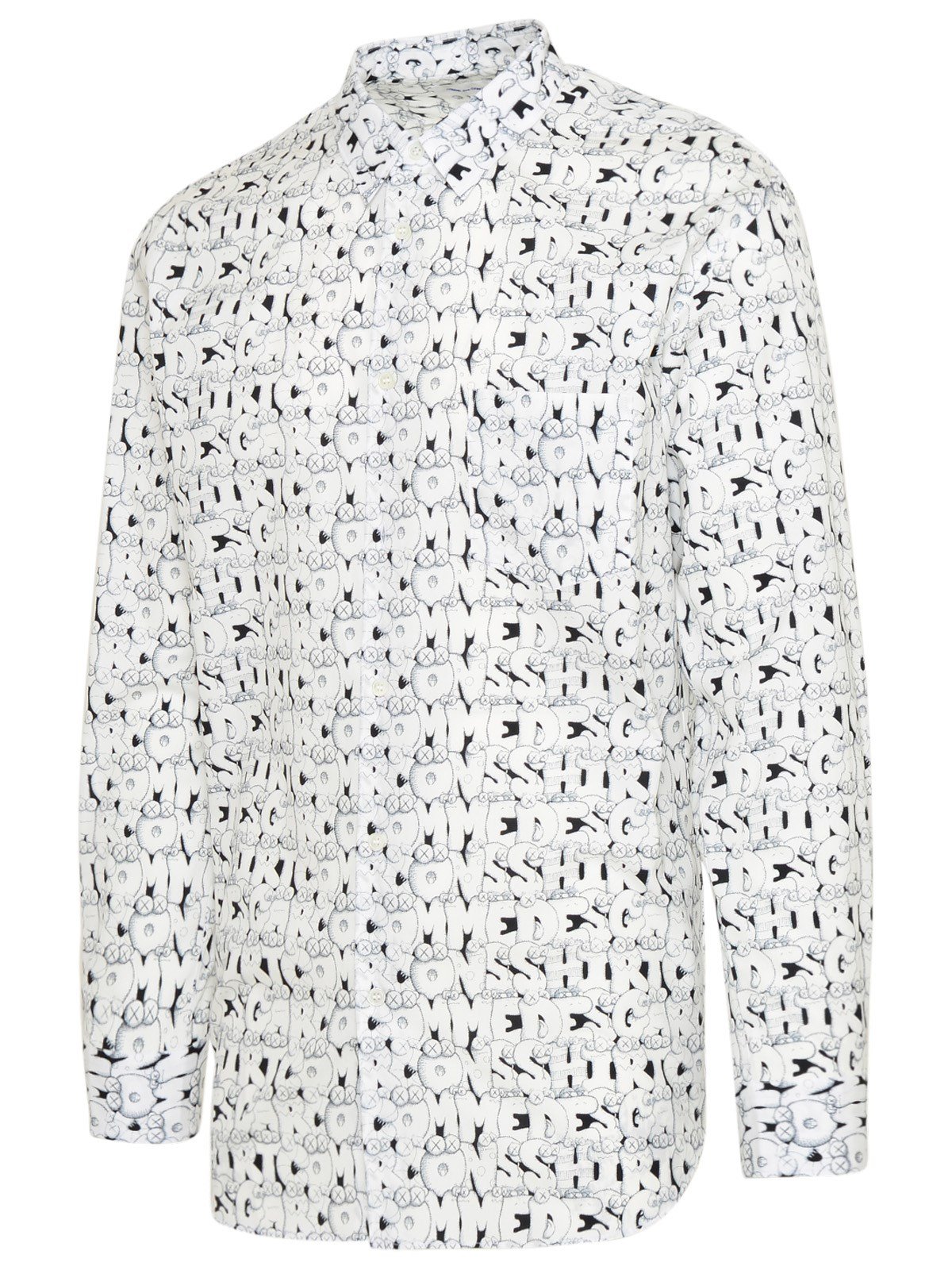 コム デ ギャルソン シャツ X Kaws グラフィック プリント シャツ