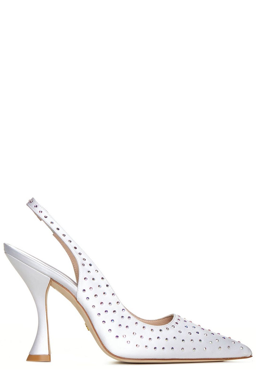 Stuart Weitzman Embellished Pointed-Toe Pumps