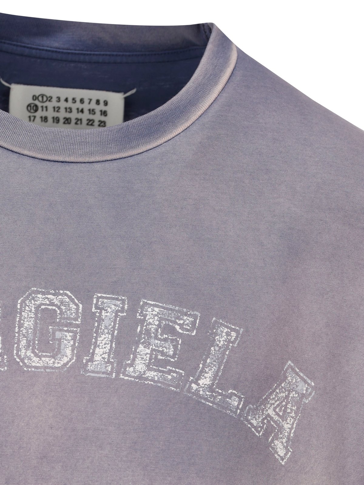 Maison Margiela Logo Printed Crewneck T-Shirt