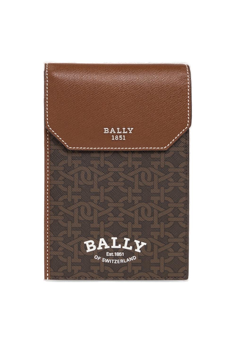 Bally 標誌印花綁帶錢包
