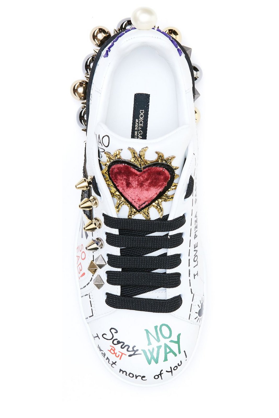 Dolce & Gabbana Portofino Appliqué Sneakers