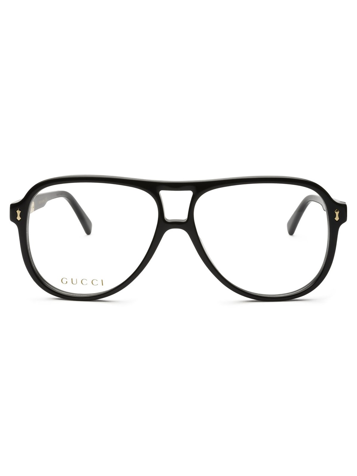 グッチ アイウェア アビエイター フレーム メガネ