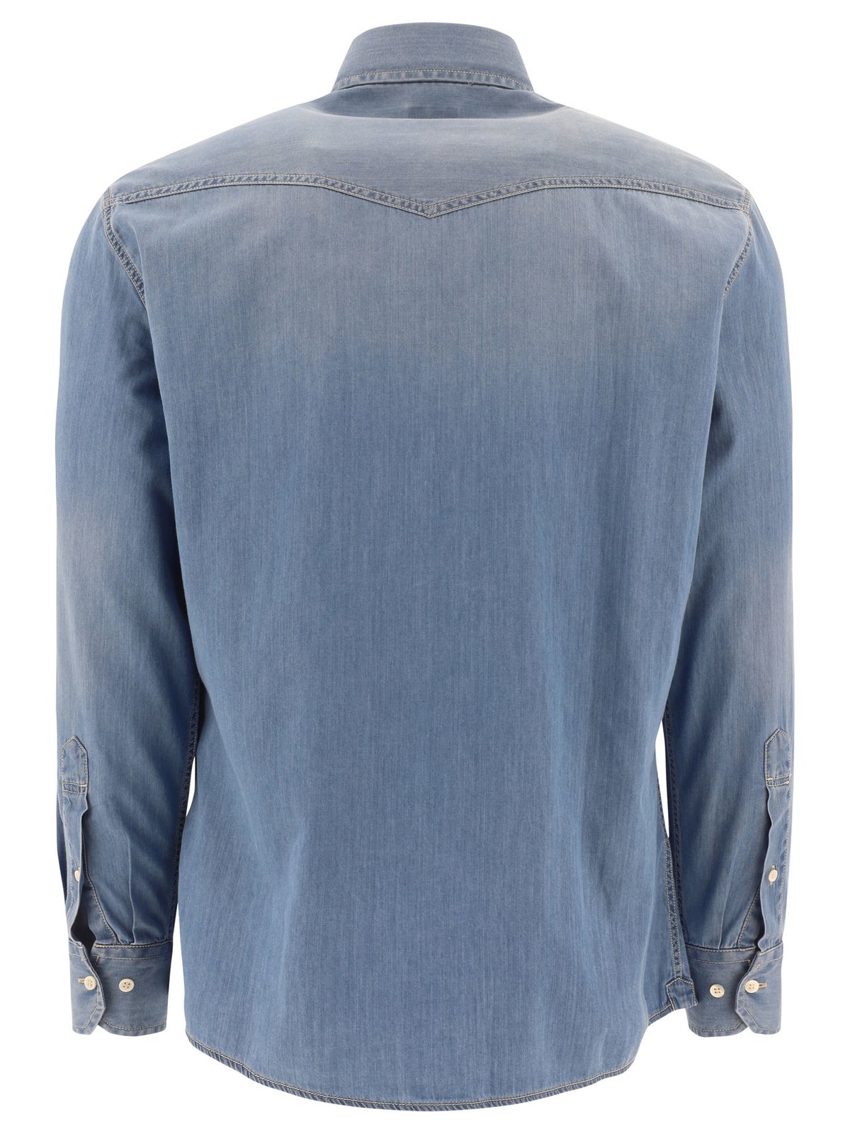 Brunello Cucinelli 長袖デニムシャツ