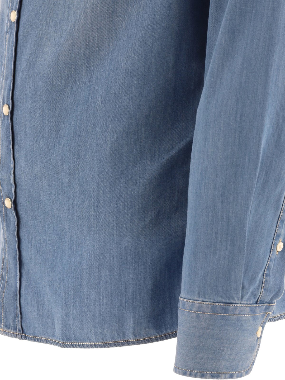 Brunello Cucinelli 長袖デニムシャツ