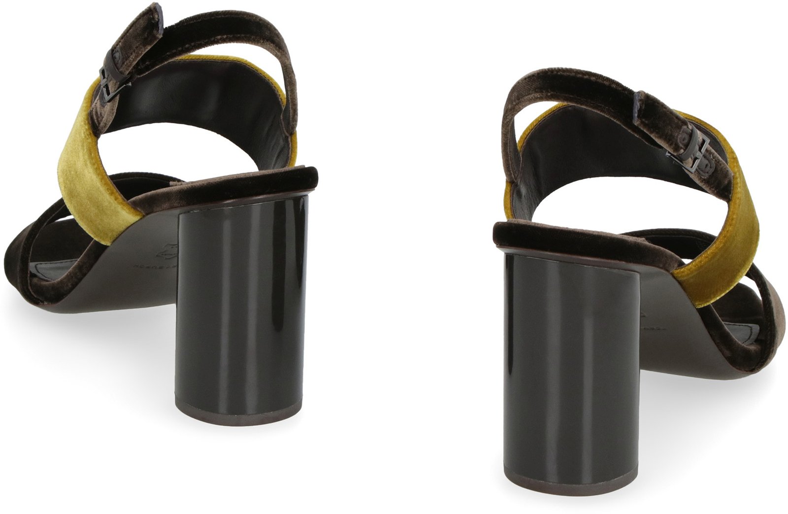 Tory Burch Eleanor Heeled Velvet Sandals