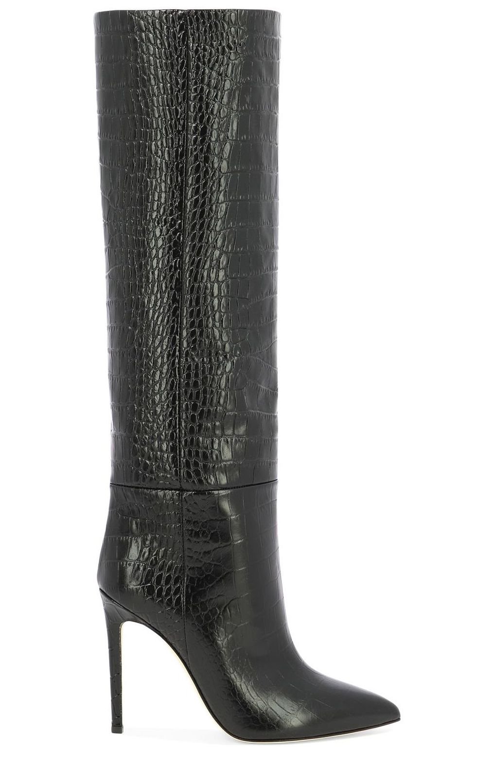 Paris Texas Embossed Knee-High Stiletto Boots