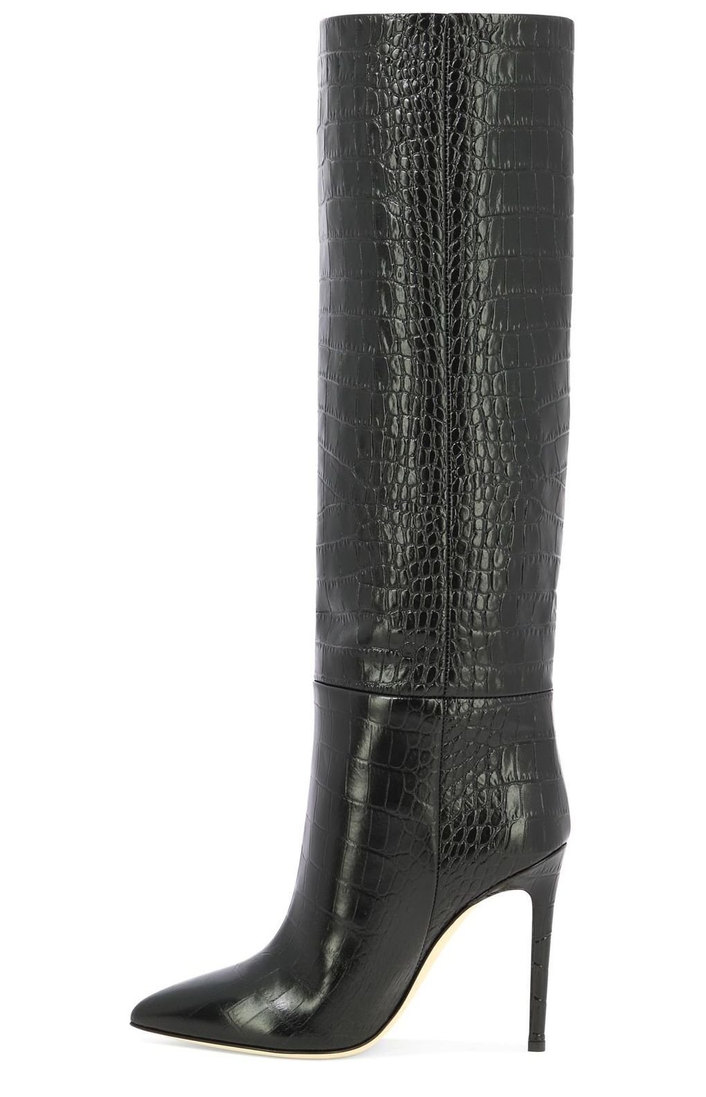 Paris Texas Embossed Knee-High Stiletto Boots