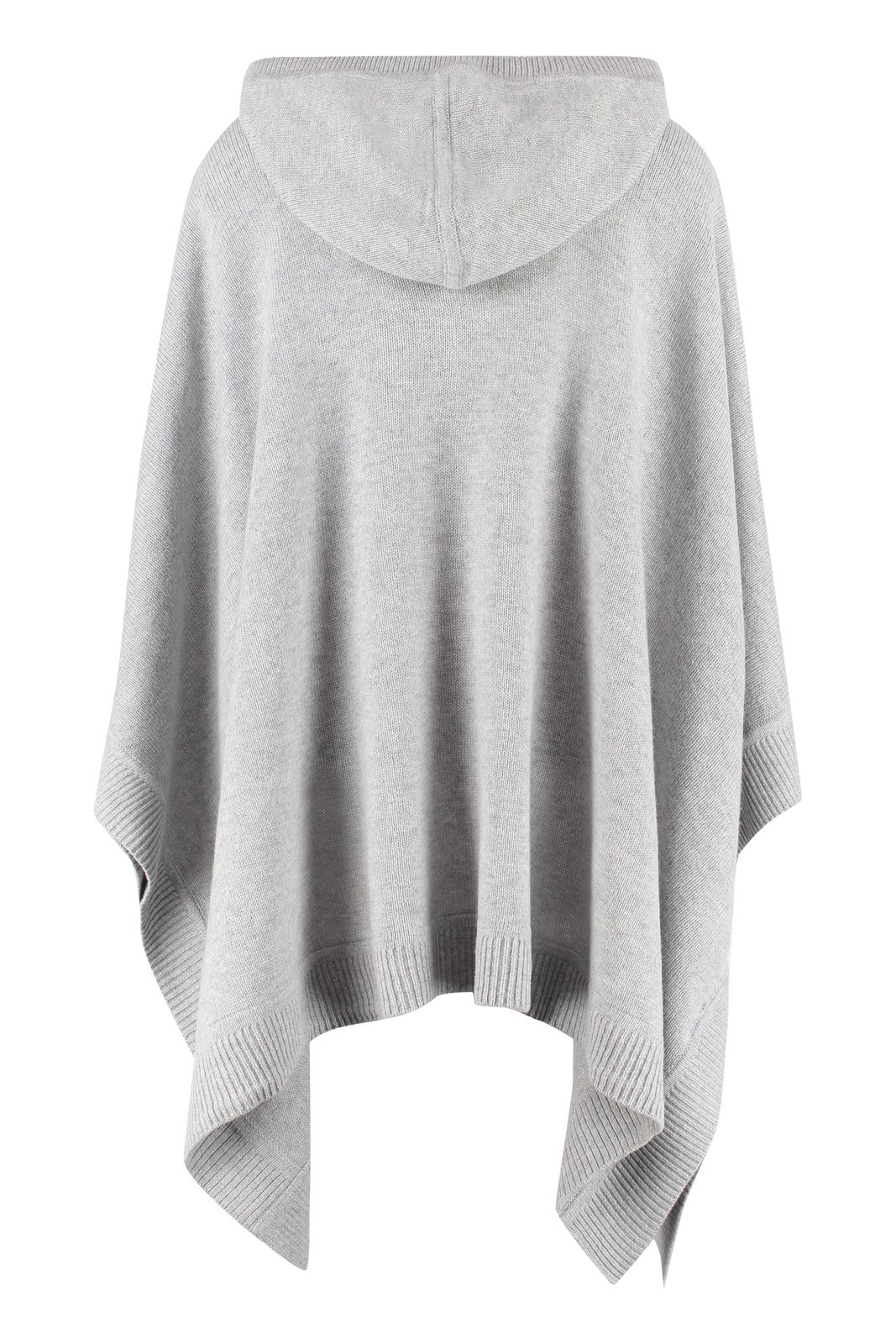 Michael Michael Kors Fine Knit Drawstring Hooded Cape