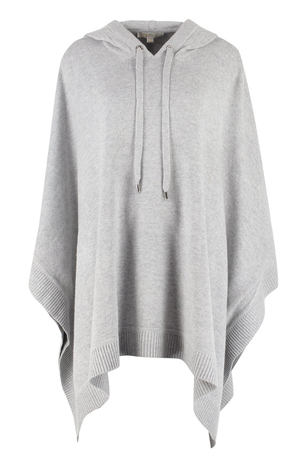 Michael Michael Kors Fine Knit Drawstring Hooded Cape