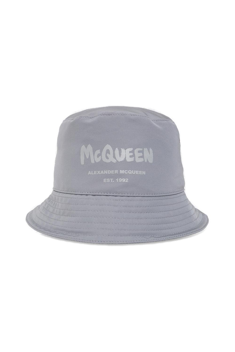 Alexander McQueen ロゴ プリント バケット ハット