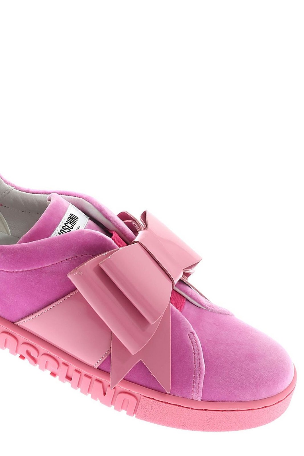 Moschino 蝴蝶結細節一腳蹬運動鞋 66 Moschino 蝴蝶結細節一腳蹬運動鞋