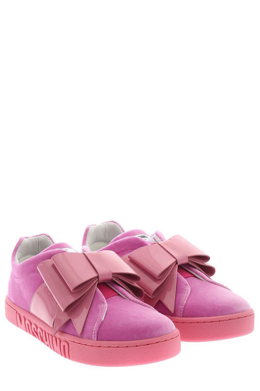 Moschino 蝴蝶結細節一腳蹬運動鞋 69 Moschino 蝴蝶結細節一腳蹬運動鞋