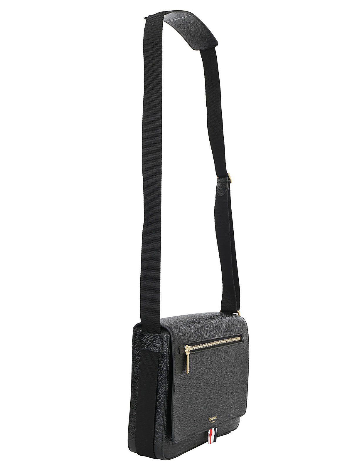 Thom Browne ロゴ入り メッセンジャーバッグ