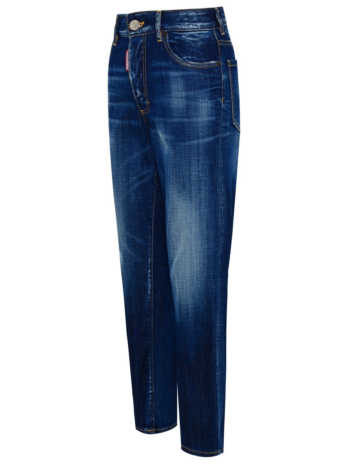 Dsquared2 High Waisted Straight-Leg Jeans
