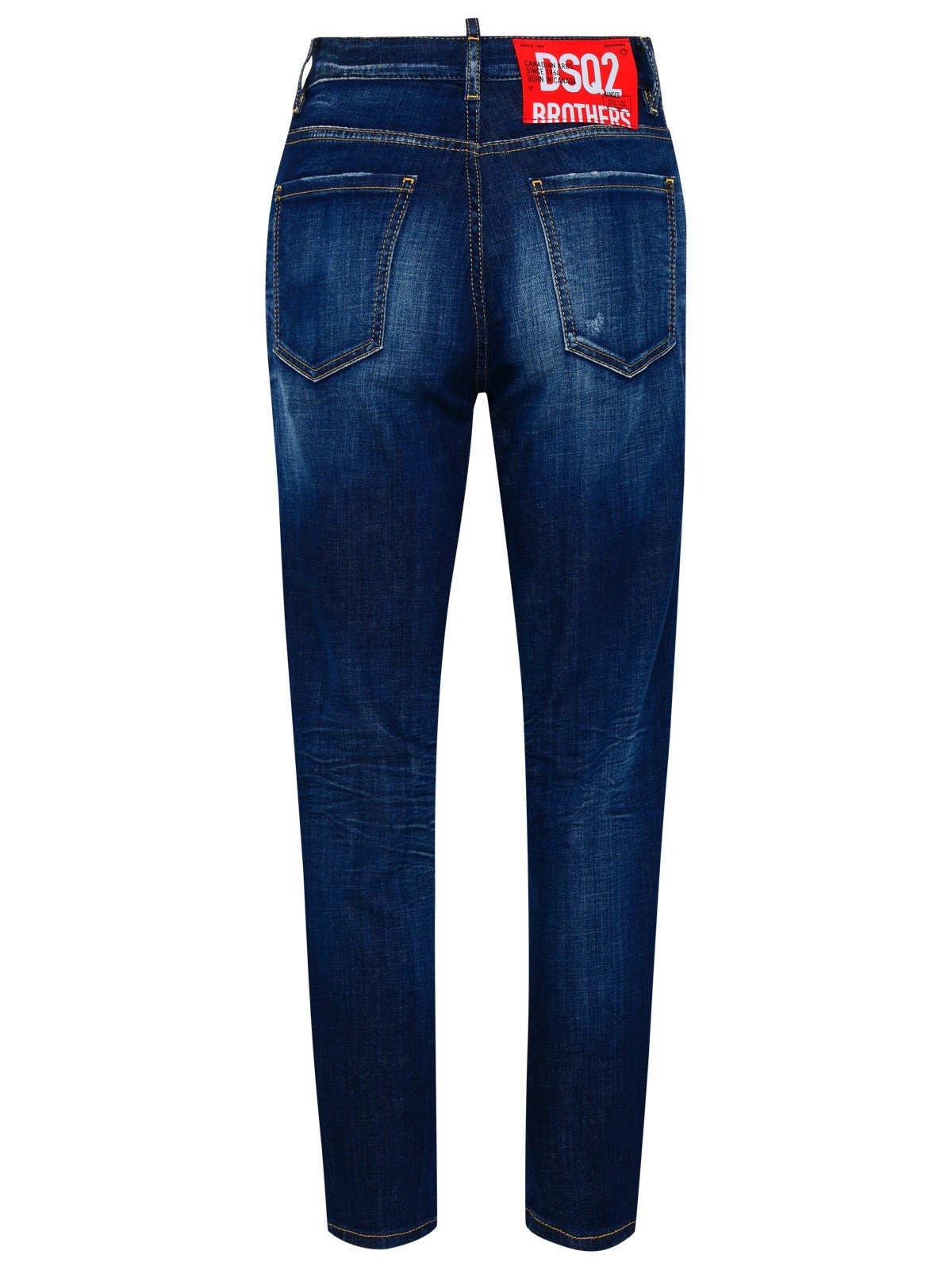 Dsquared2 High Waisted Straight-Leg Jeans