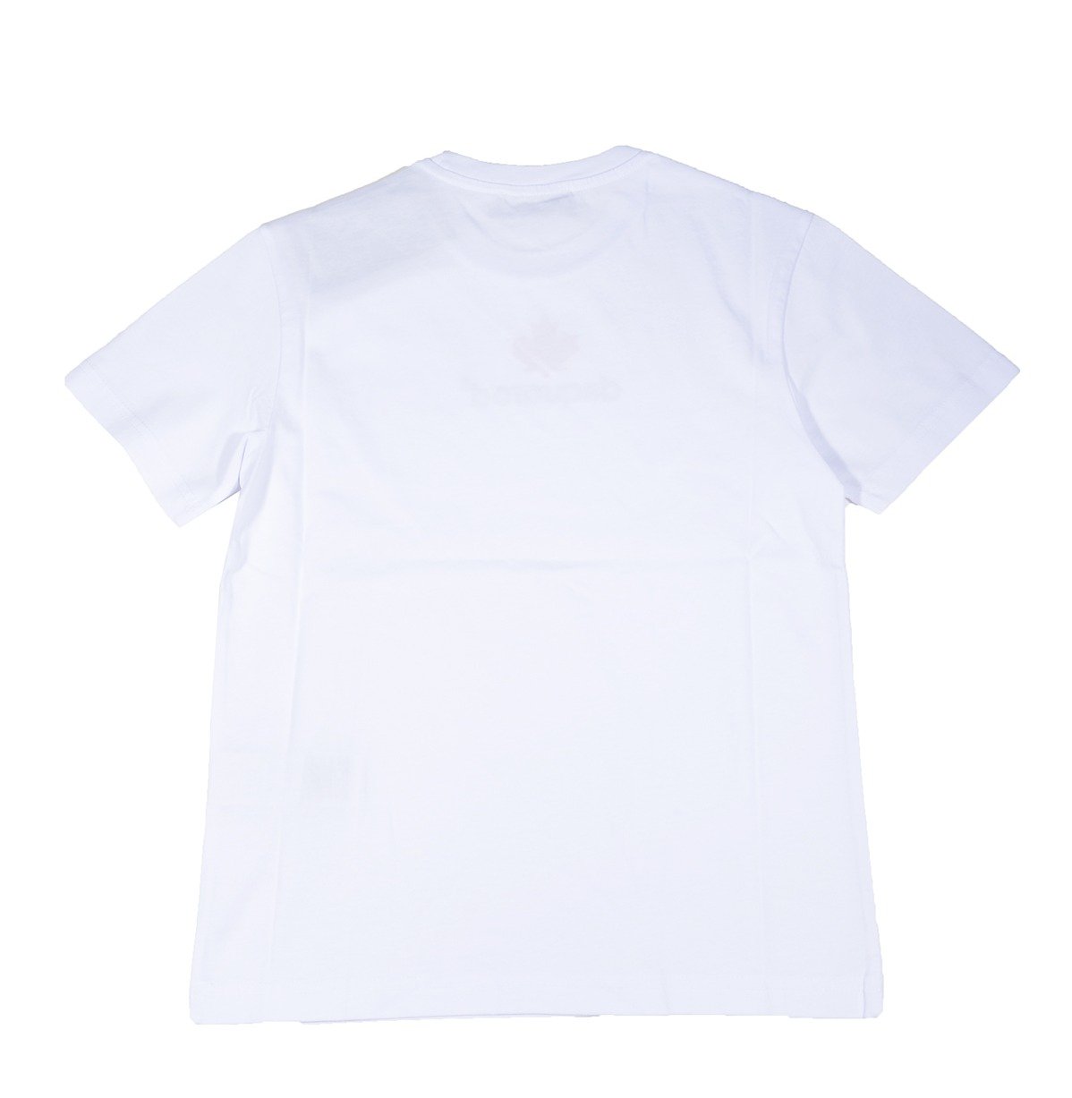 ディースクエアード キッズ ロゴプリントクルーネックTシャツ