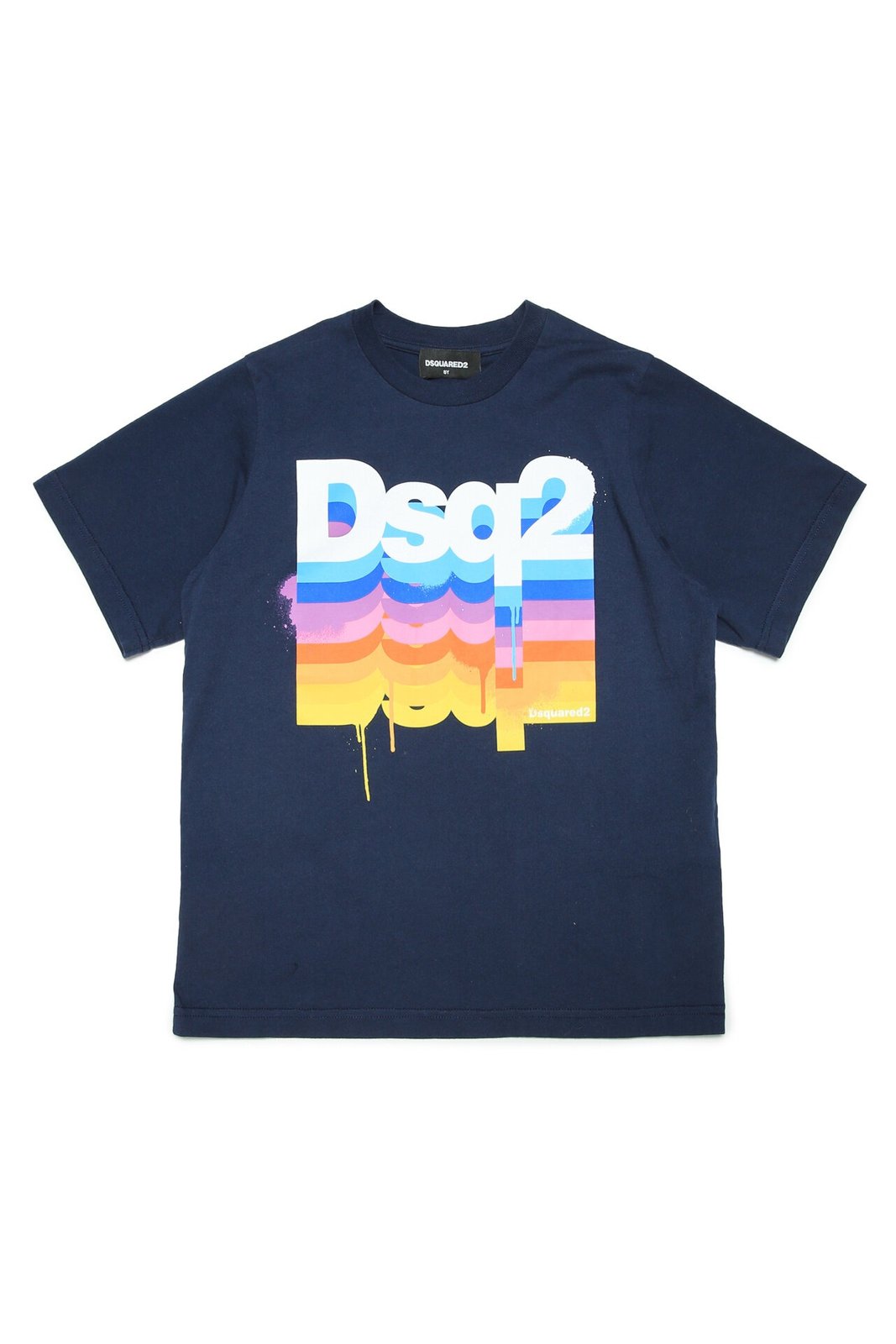 Dsquared2 Kids Logo Printed Crewneck T-Shirt