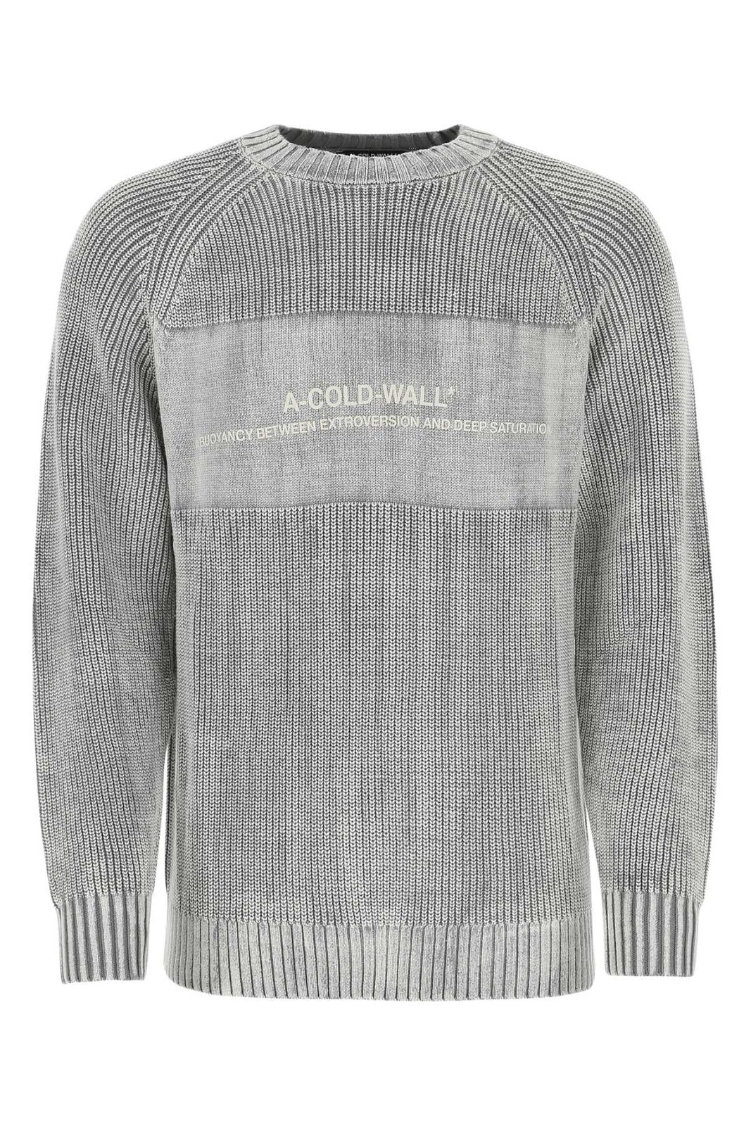 A-Cold-Wall* Ribbed-Knit Crewneck Sweater