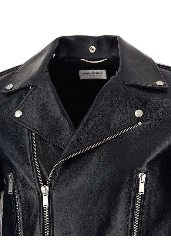 Saint Laurent ロングスリーブ バイカー ジャケット