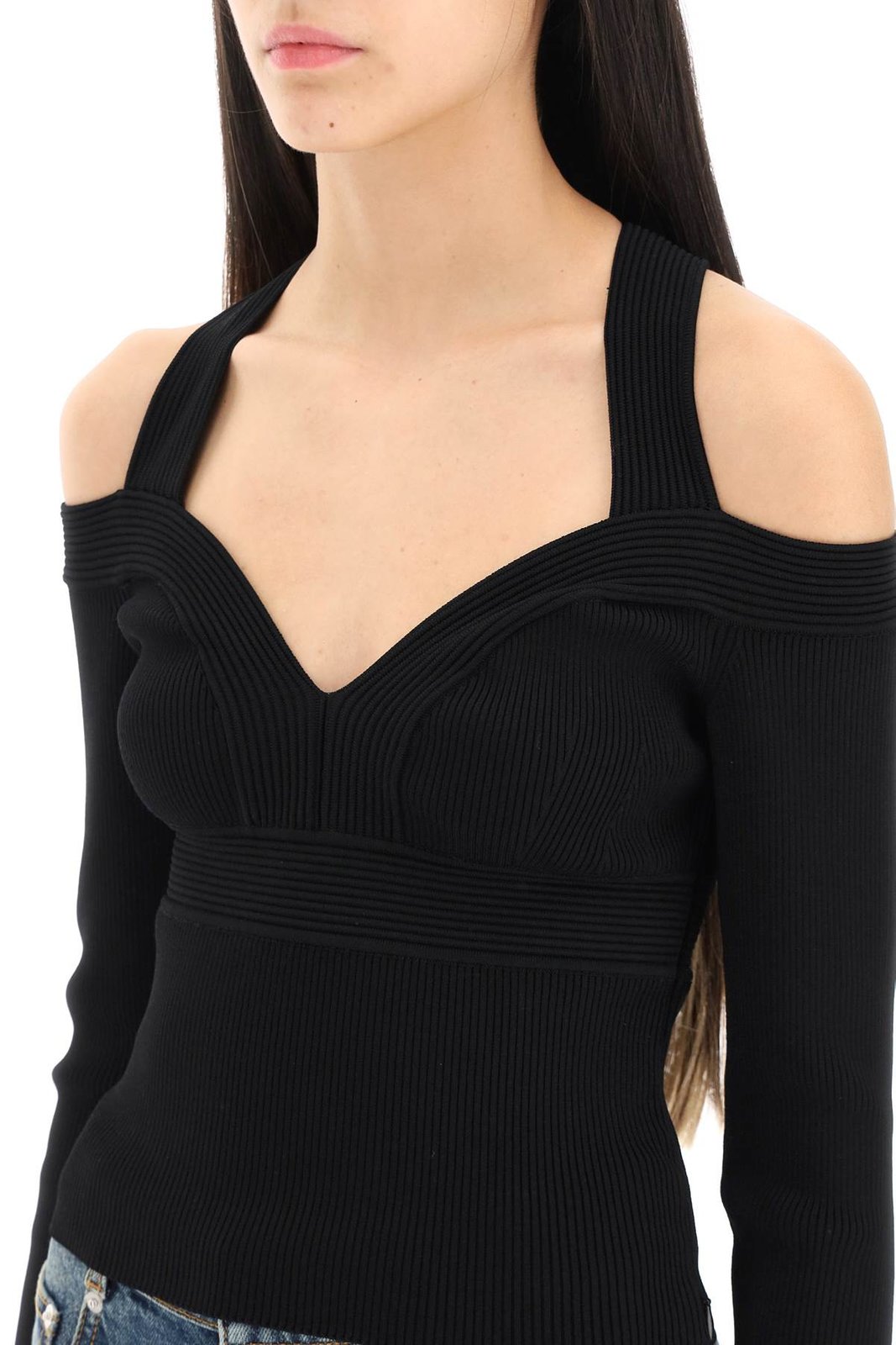 Alexander McQueen カットアウト ディテール トップ