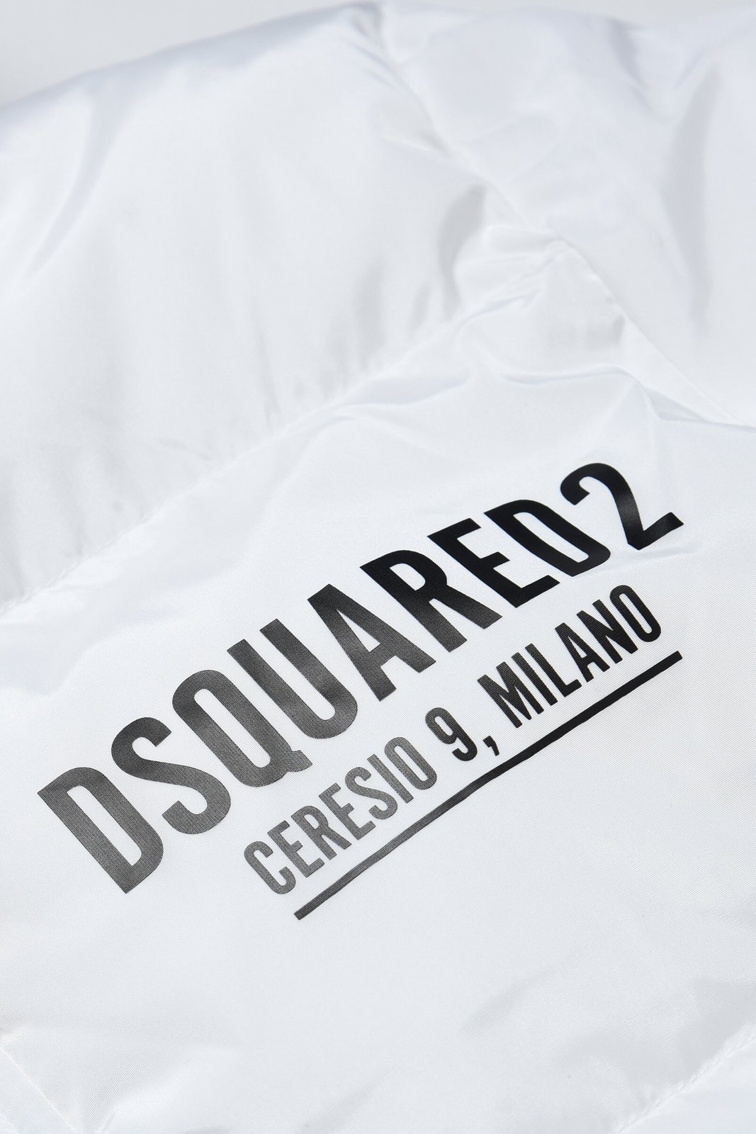 ディースクエアード キッズ ロゴプリント フード付きジャケット