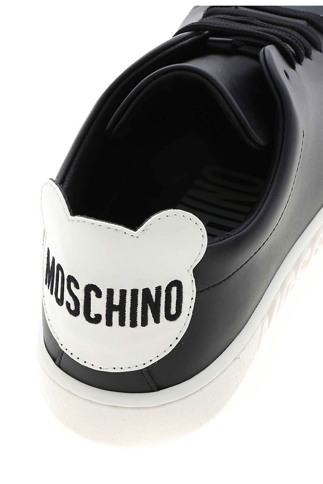 Moschino ロゴ エンブロイダリー レースアップ スニーカー