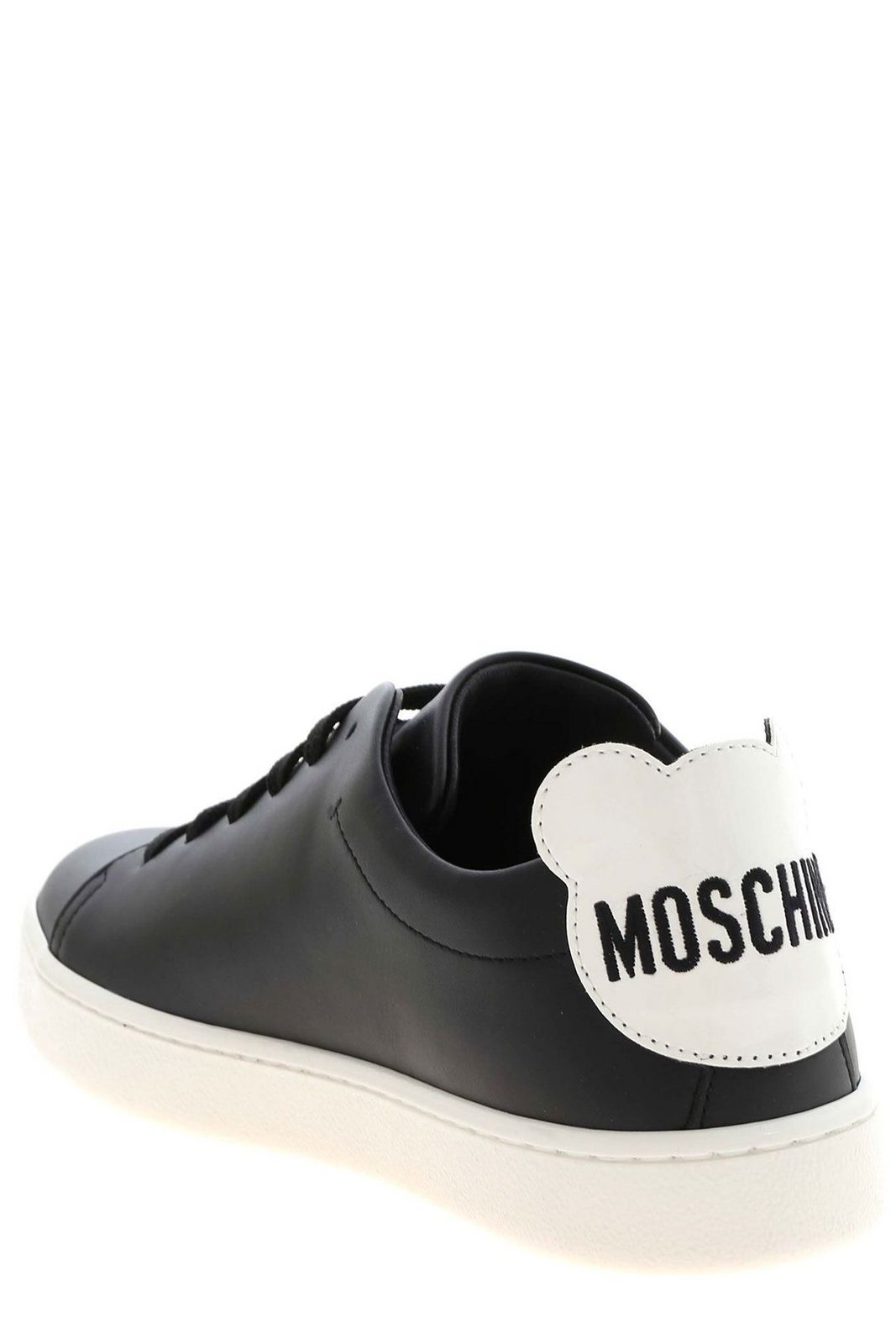 Moschino ロゴ エンブロイダリー レースアップ スニーカー