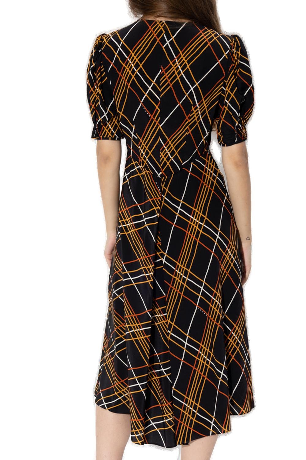 Marni Wild Roads Printed V-Neck Dress