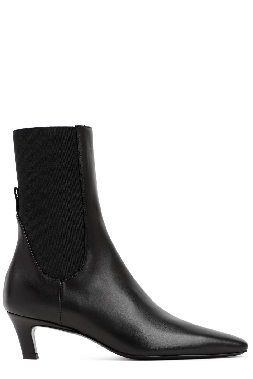 Totême Mid-Heel Square-Toe Ankle Boots
