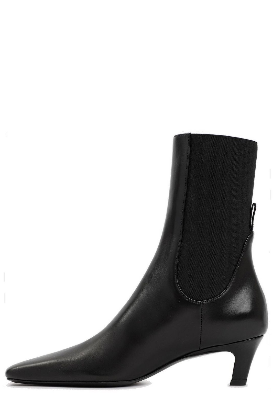 Totême Mid-Heel Square-Toe Ankle Boots