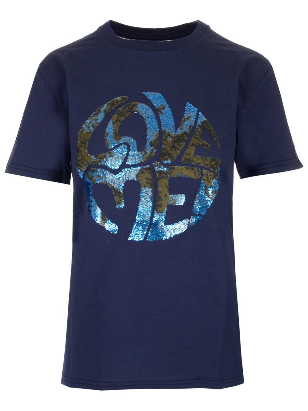 Alberta Ferretti Love Me 亮片T卹