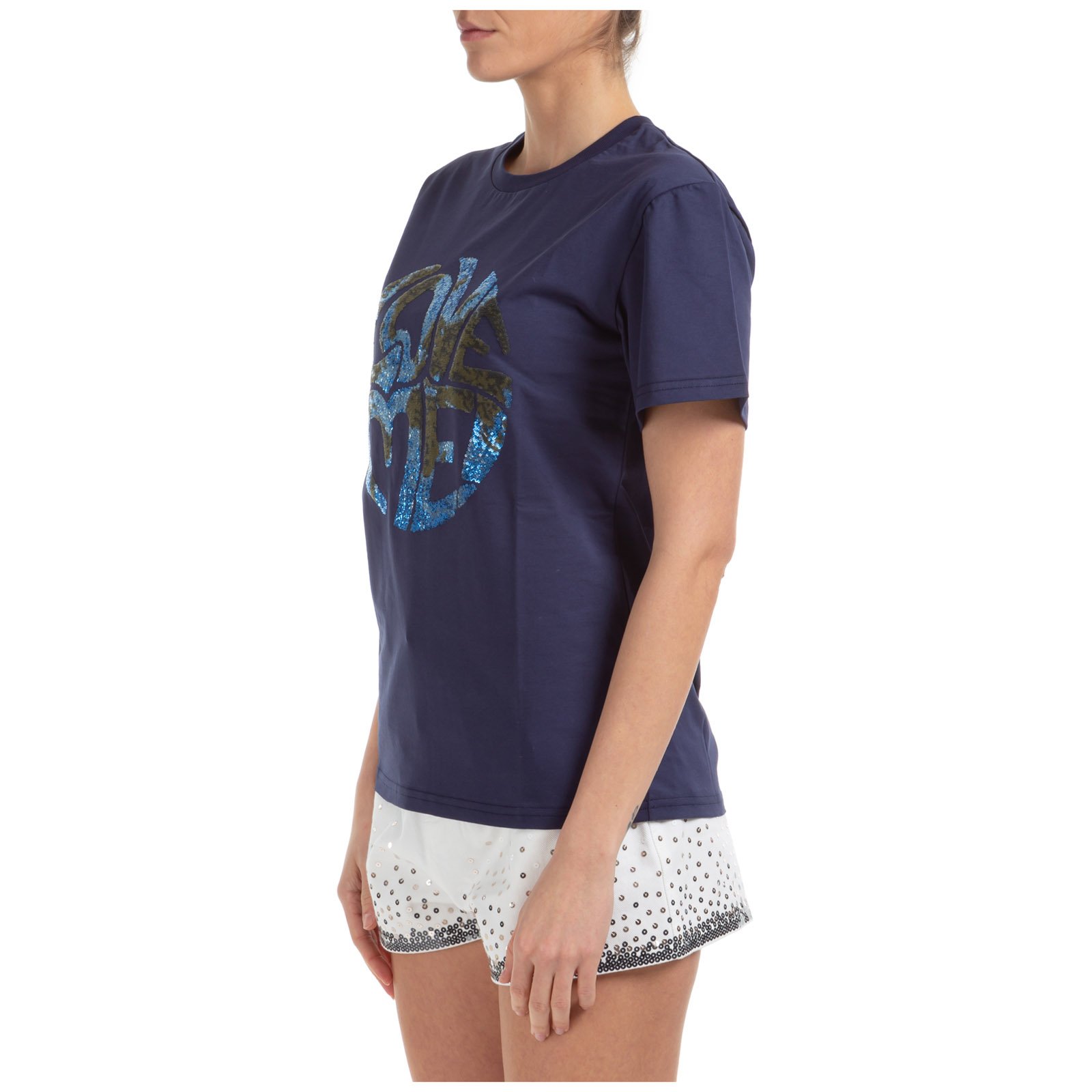 Alberta Ferretti Love Me 亮片T卹