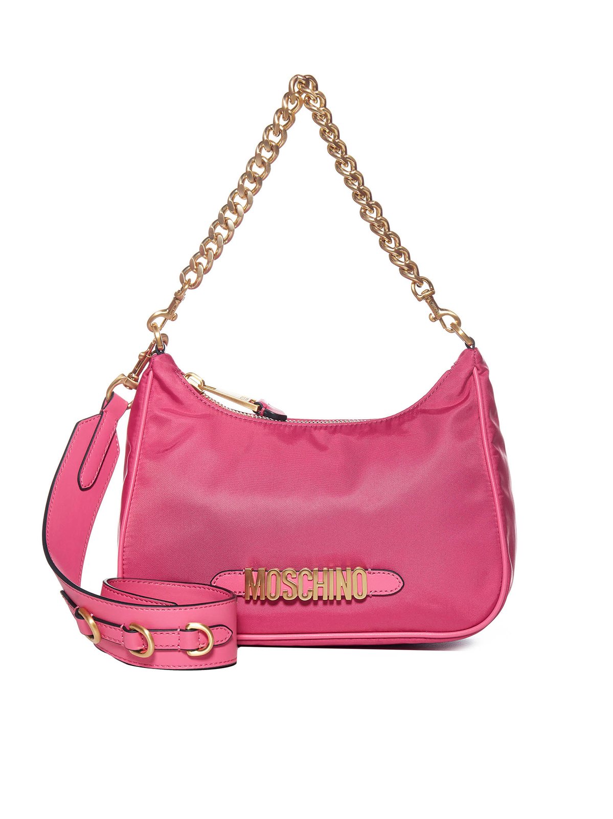 Moschino ロゴ レタリング ホーボー バッグ