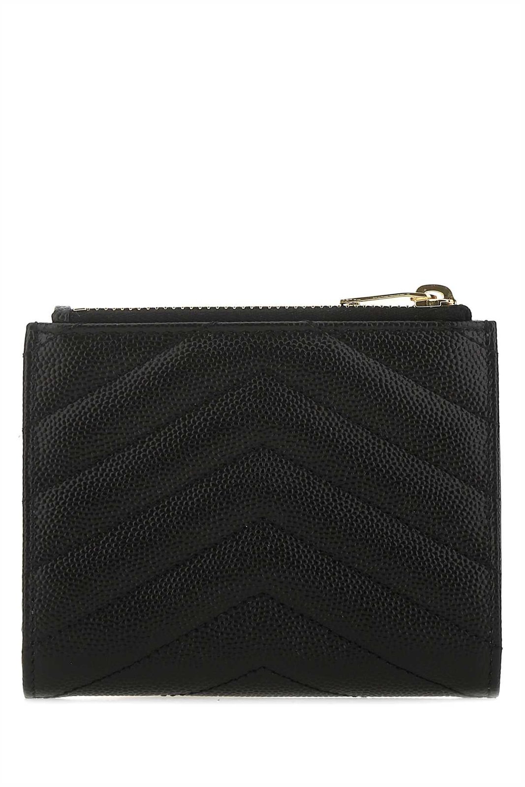 Saint Laurent 字母拉鍊雙折錢包