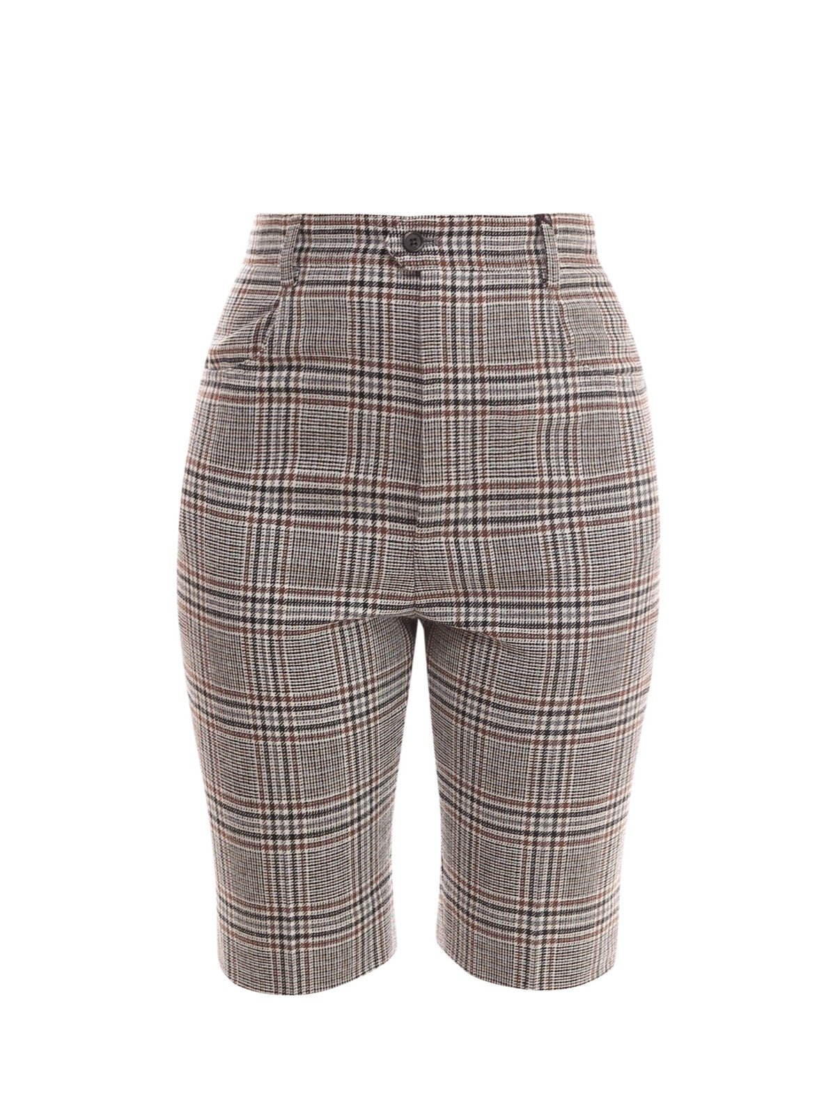 Saint Laurent 프린스 오브 웨일즈 버뮤다 쇼츠