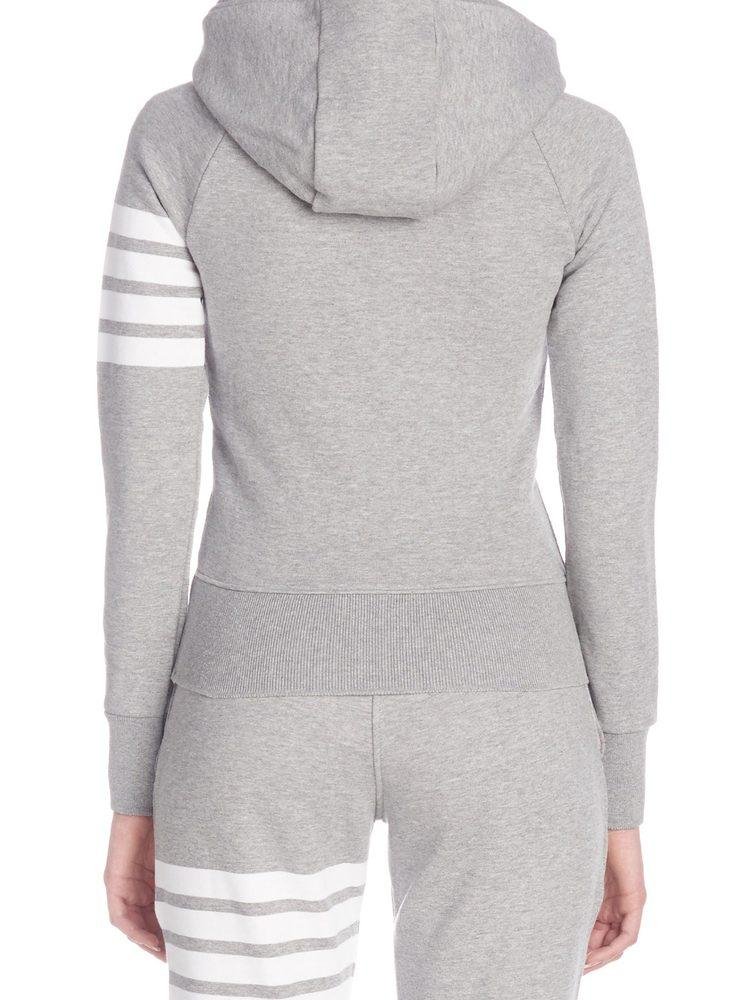 Thom Browne 四條紋拉鍊連帽衫